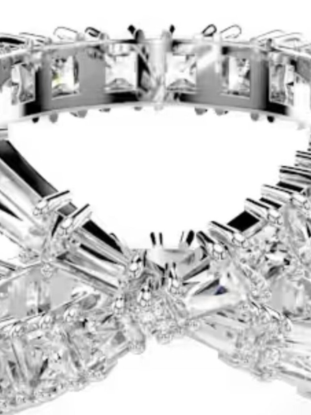 Swarovski Hyperbola Diamond Infinity Ring